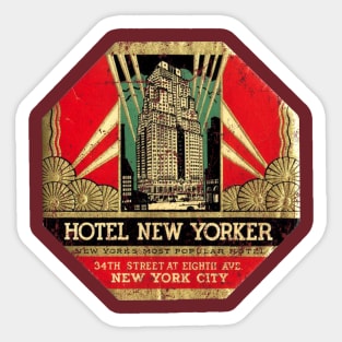 Hotel New Yorker Sticker